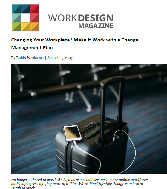 Work Design Magazine - a3 Workplace Stratgies